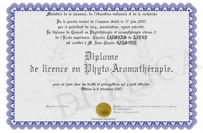 diplome universitaire phytotherapie